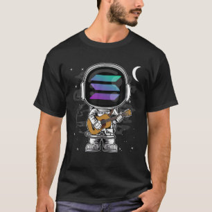 Camiseta Guitarra Astronauta Solana Moneda SOL A La Cripta