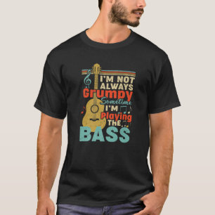 Camiseta Guitarra Bass Player Divertidos Guitres de Música 