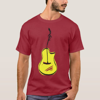 Camiseta Guitarra bosquejada