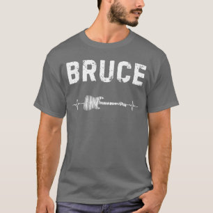 Camiseta Guitarra Bruce Latido Música Guitarrista Retro Vin