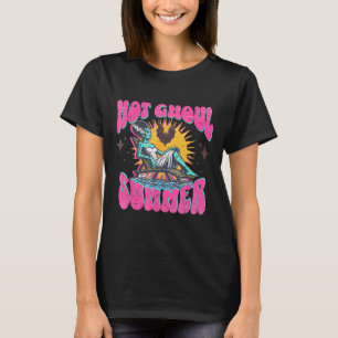 Camiseta Guitarra caliente verano divertida Horror playa de