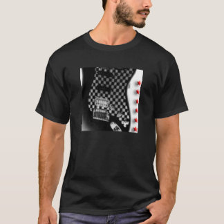 Camiseta guitarra checkerboarded