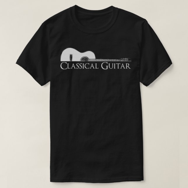 Camiseta Guitarra clásica (Diseño del anverso)