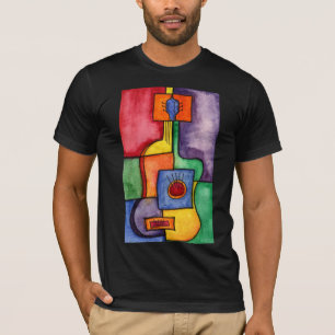 Camiseta Guitarra Clásica Colorida
