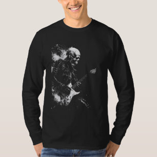 Camiseta Guitarra con esqueleto, Guita con estrella de rock