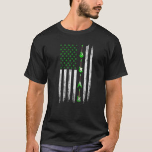 Camiseta Guitarra con la bandera irlandesa en peligro St Pa