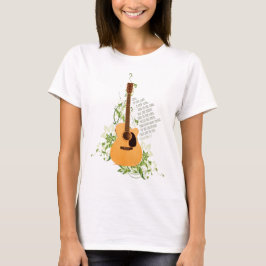 Camiseta Guitarra con las vides