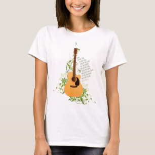 Camiseta Guitarra con las vides