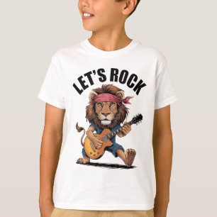 Camiseta Guitarra con león