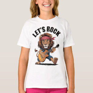 Camiseta Guitarra con león