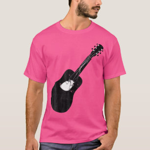 Camiseta Guitarra - Corazón De Cadenas De Guitarra Acústica