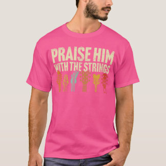 Camiseta Guitarra Cristiana Alabadle con Cuerdas Adoración 