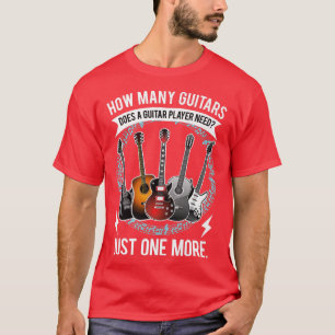 Camiseta Guitarra Cuántos Guitars Regalos Para El Guitarris