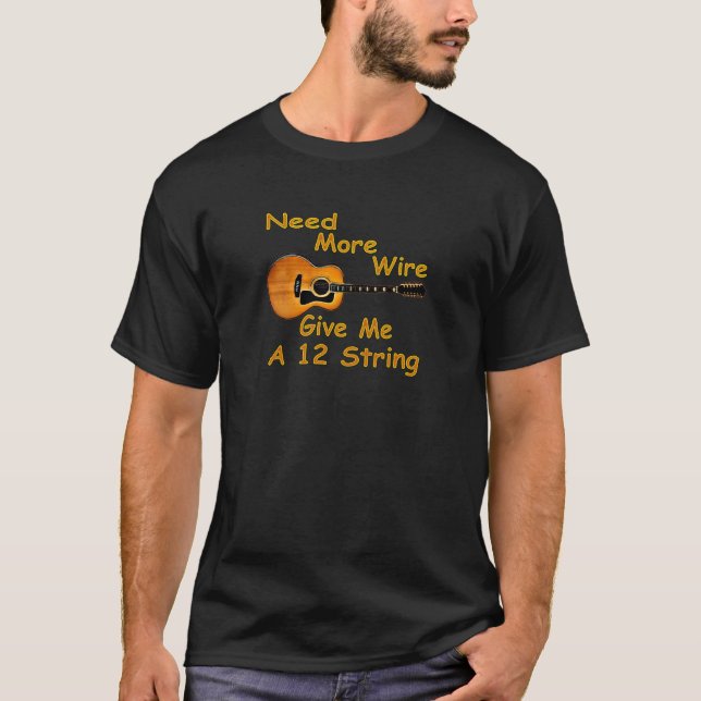 Camiseta Guitarra de 12 secuencias (Anverso)
