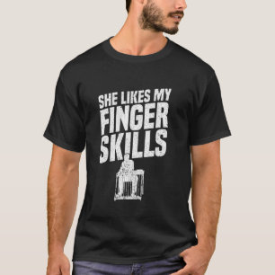 Camiseta Guitarra de acero con pedal Le gustan mis habilida