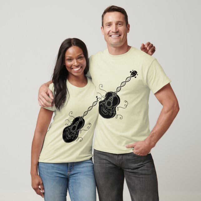 Camiseta Guitarra de ADN (Unisexo)