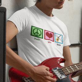 Camiseta Guitarra de amor por la paz