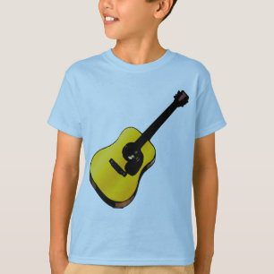 Camiseta Guitarra de arte pop