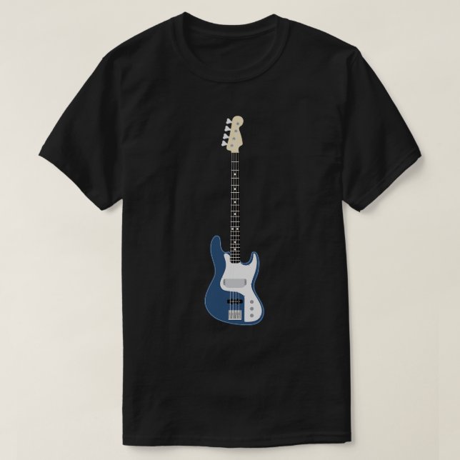 Camiseta Guitarra de Blue Bass (Diseño del anverso)