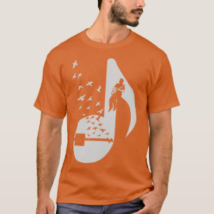 Camiseta Guitarra de caja de cigarros musicales