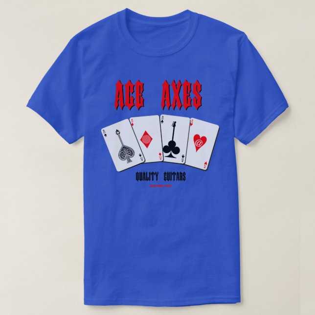 Camiseta Guitarra de calidad de hachas de hielo 2 (Diseño del anverso)