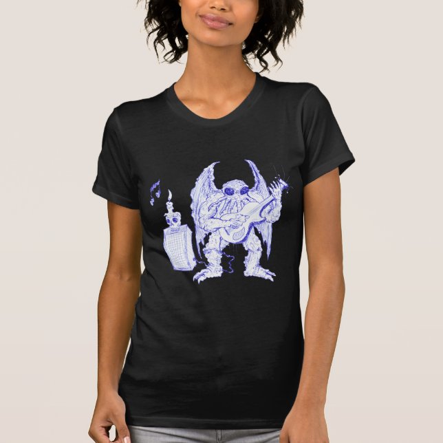 Camiseta Guitarra de Cthulhu (Anverso)