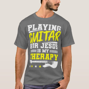 Camiseta Guitarra de culto a iglesia cristiana de terapia g