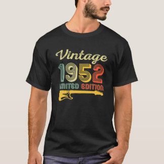 Camiseta Guitarra de cumpleaños 70º cumpleaños 70