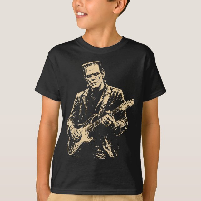 Camiseta Guitarra de Frankenstein (Anverso)