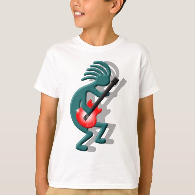 Camiseta Guitarra de Kokopelli (Anverso)