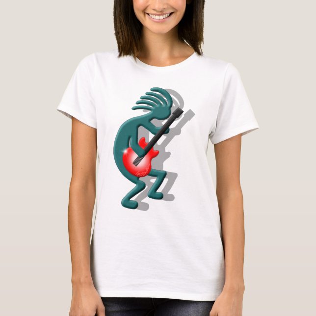 Camiseta Guitarra de Kokopelli (Anverso)