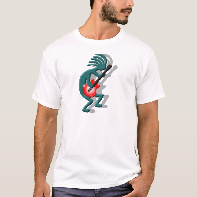Camiseta Guitarra de Kokopelli (Anverso)