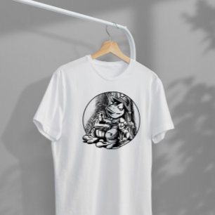 Camiseta Guitarra De La Caja Del Azúcar De Rana