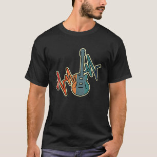 Camiseta Guitarra De Latido Por Artista De Música Guitarra