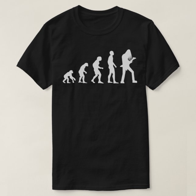 Camiseta Guitarra de mono a hombre (Diseño del anverso)