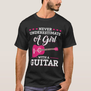 Camiseta Guitarra de mujeres guitarianas Chicas