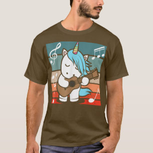 Camiseta Guitarra De Música De Guitarra De Unicornio