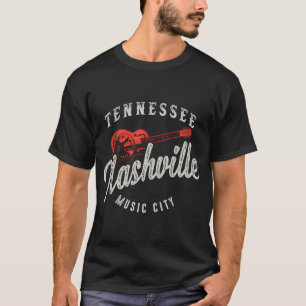 Camiseta Guitarra de Nashville Music City