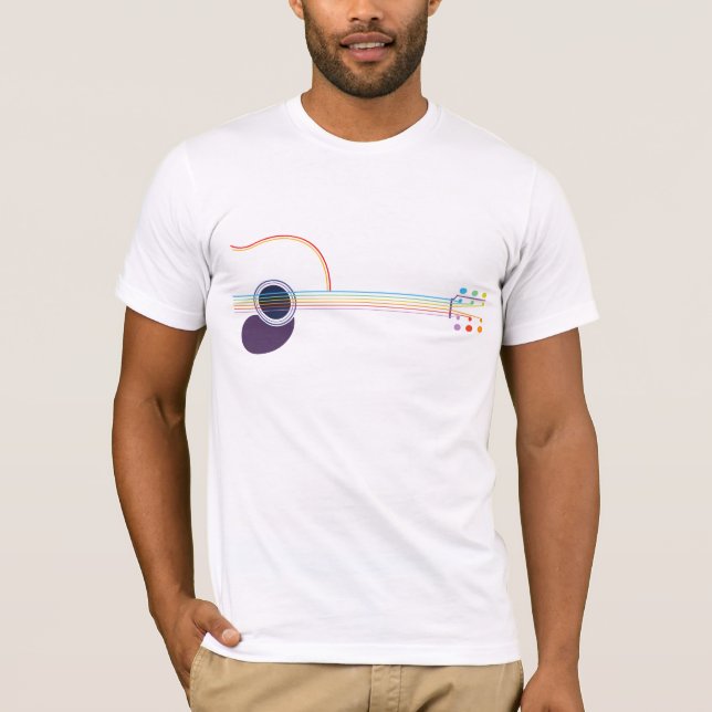 Camiseta Guitarra de neón (Anverso)