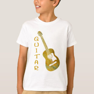 Camiseta Guitarra de oro