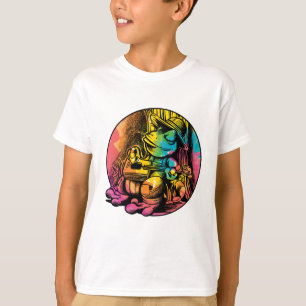 Camiseta Guitarra de rana - Estilo estético de Cottagecore