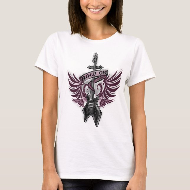 Camiseta Guitarra de rock (Anverso)