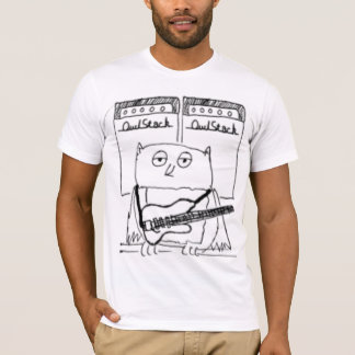 Camiseta guitarra del búho