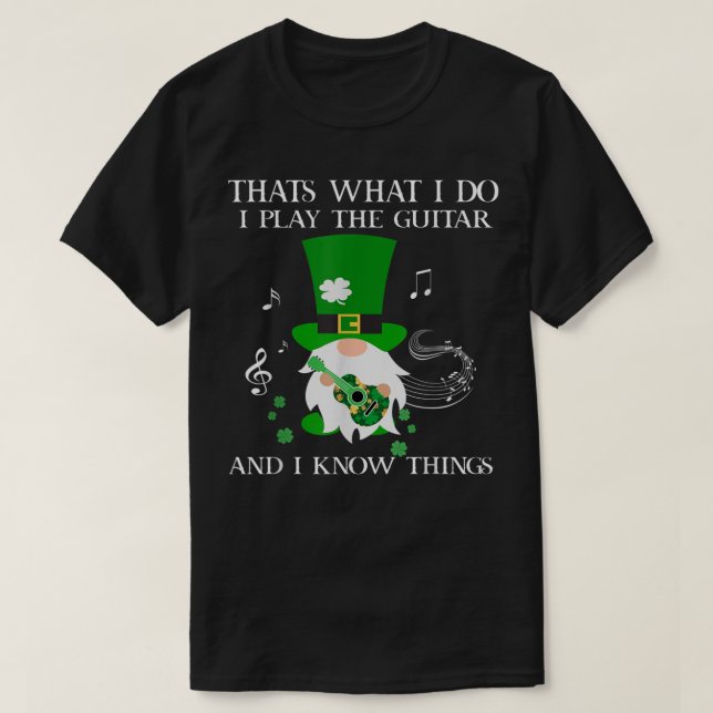 Camiseta Guitarra del Día de los Simpatizantes Para Hombres (Diseño del anverso)