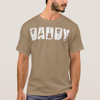 Camiseta Guitarra del Día del Padre Mejor Papi Guitariano