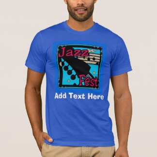 Camiseta Guitarra del Festival de Jazz en azul