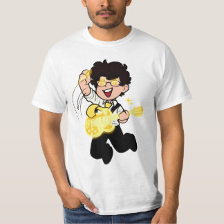 Camiseta guitarra del salón de tés
