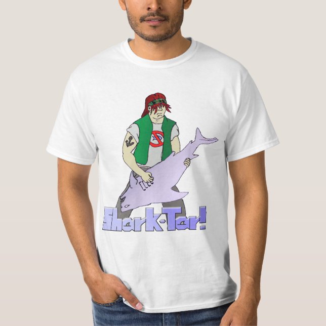 Camiseta Guitarra del tiburón (Anverso)