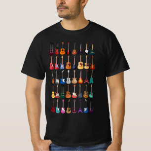 Camiseta Guitarra Diversidad Guitarra Guitarra Música Amant