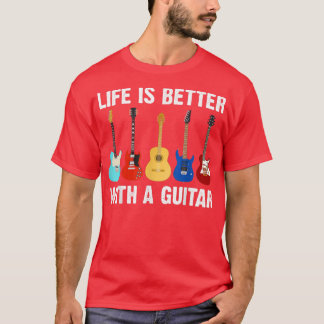 Camiseta Guitarra divertida Hombres Guitarra Mujeres Amante